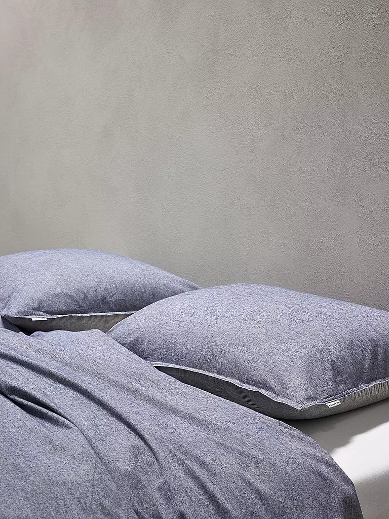 MARC O'POLO HOME | Flanell Bettwäsche EILIF 70x90cm/140x200cm Twilight Blue | blau