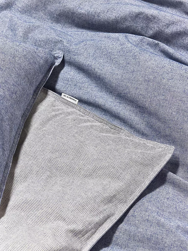 MARC O'POLO HOME | Flanell Bettwäsche EILIF 70x90cm/140x200cm Twilight Blue | blau