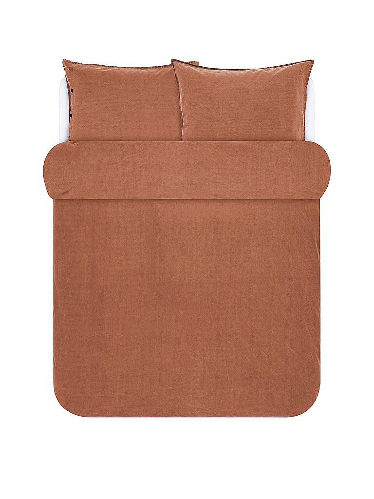 MARC O'POLO HOME | Perkal Bettwäsche 70x90cm / 140x200cm Sandstone | camel