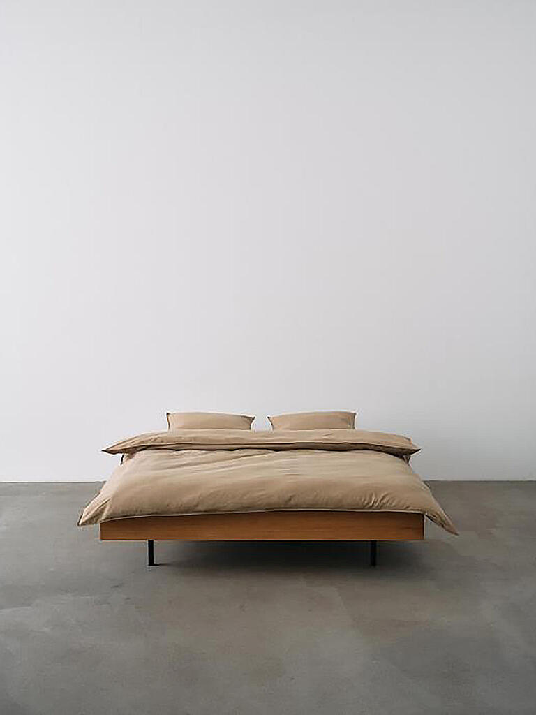 MARC O'POLO HOME | Perkal Bettwäsche SENJA 70x90cm / 140x200cm Walnut | camel
