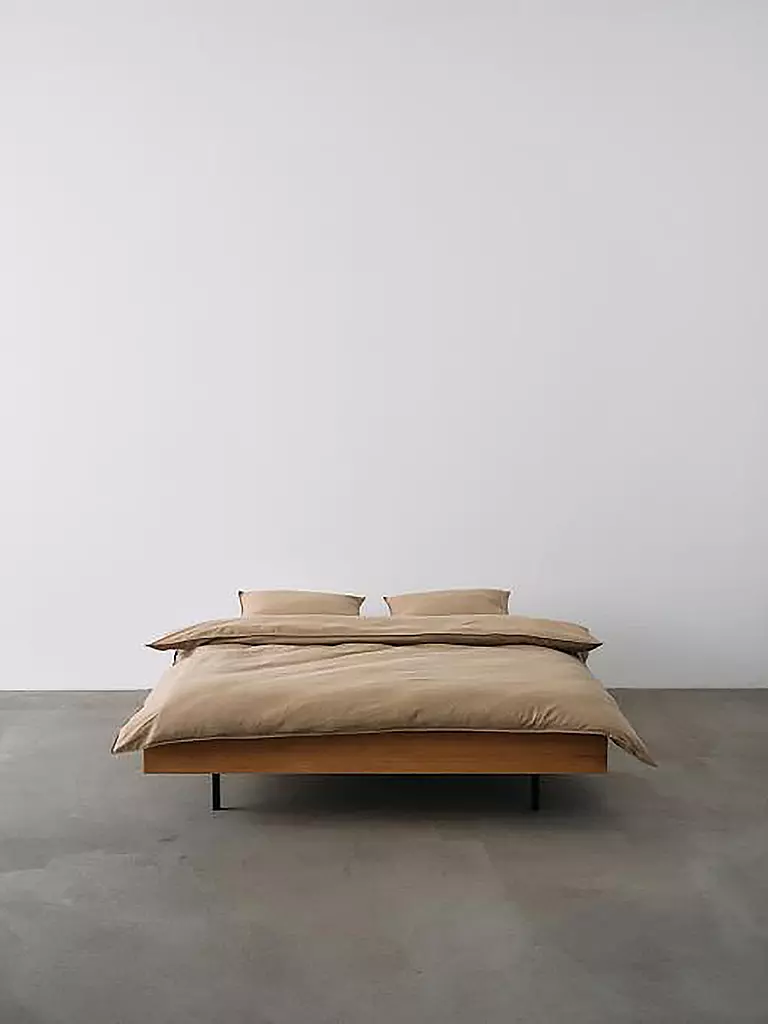 MARC O'POLO HOME | Perkal Bettwäsche SENJA 70x90cm / 140x200cm Walnut | camel