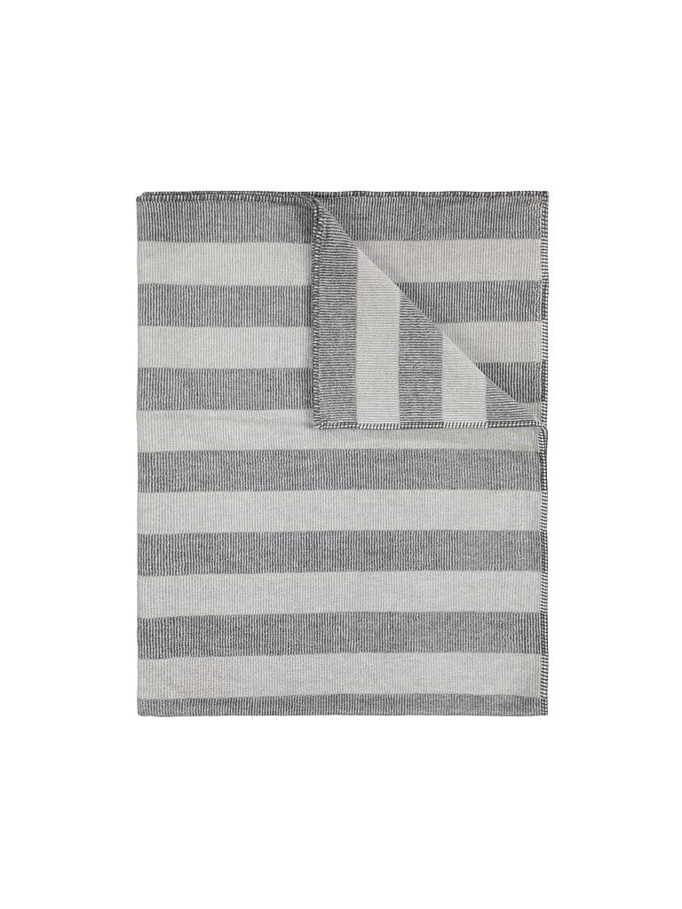 MARC O'POLO HOME | Plaid - Decke "Rik" 150x200cm (Light Grey) | silber