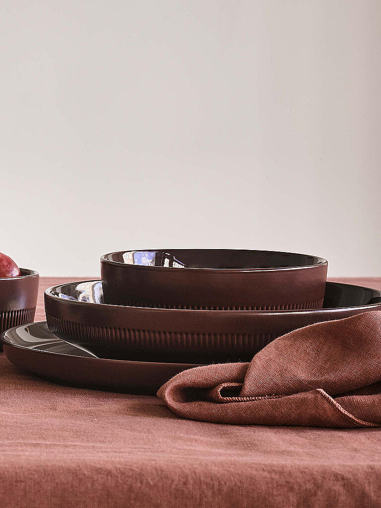 MARC O'POLO HOME | Salat Bowl Moments 26cm Earth Brown | braun