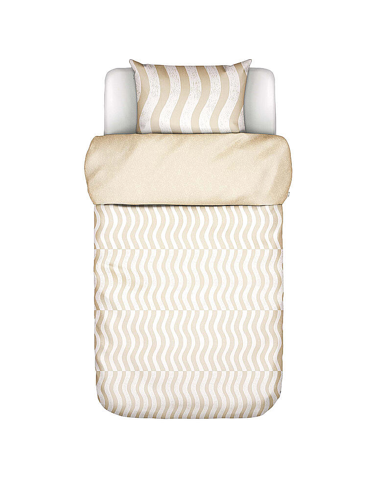 MARC O'POLO HOME | Satin Bettwäsche FILIP 70x90cm / 140x200cm Oyster Gray | beige