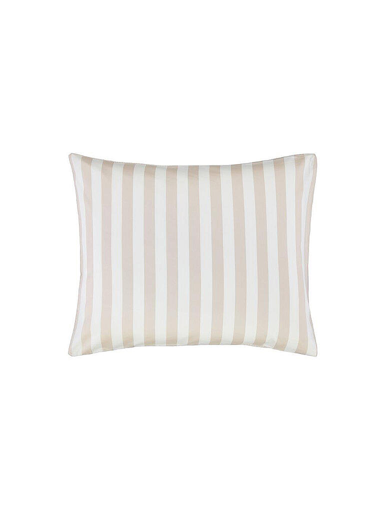MARC O'POLO HOME | Satin-Bettwäsche "Classic Stripe" 70x90cm/140x200cm  | beige