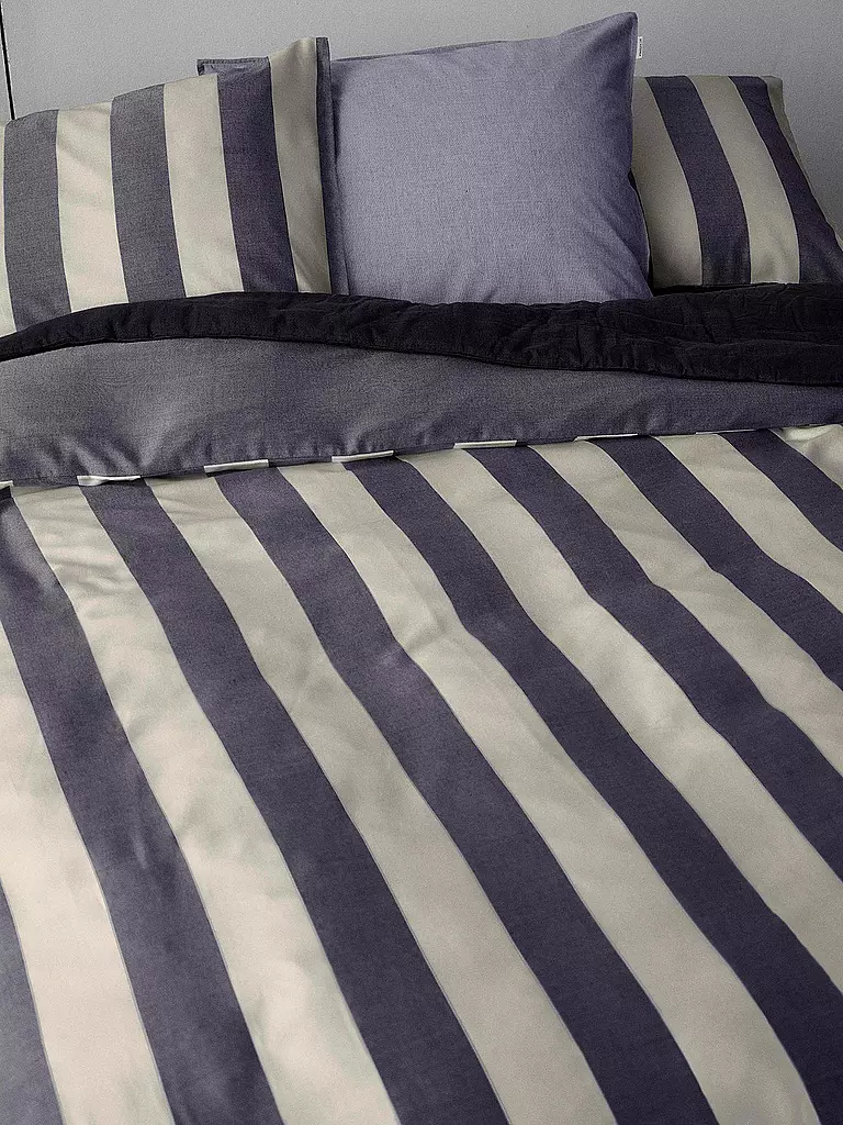 MARC O'POLO HOME | Tencel Bettwäsche MALVE 70x90cm/140x200cm Dark Navy | dunkelblau