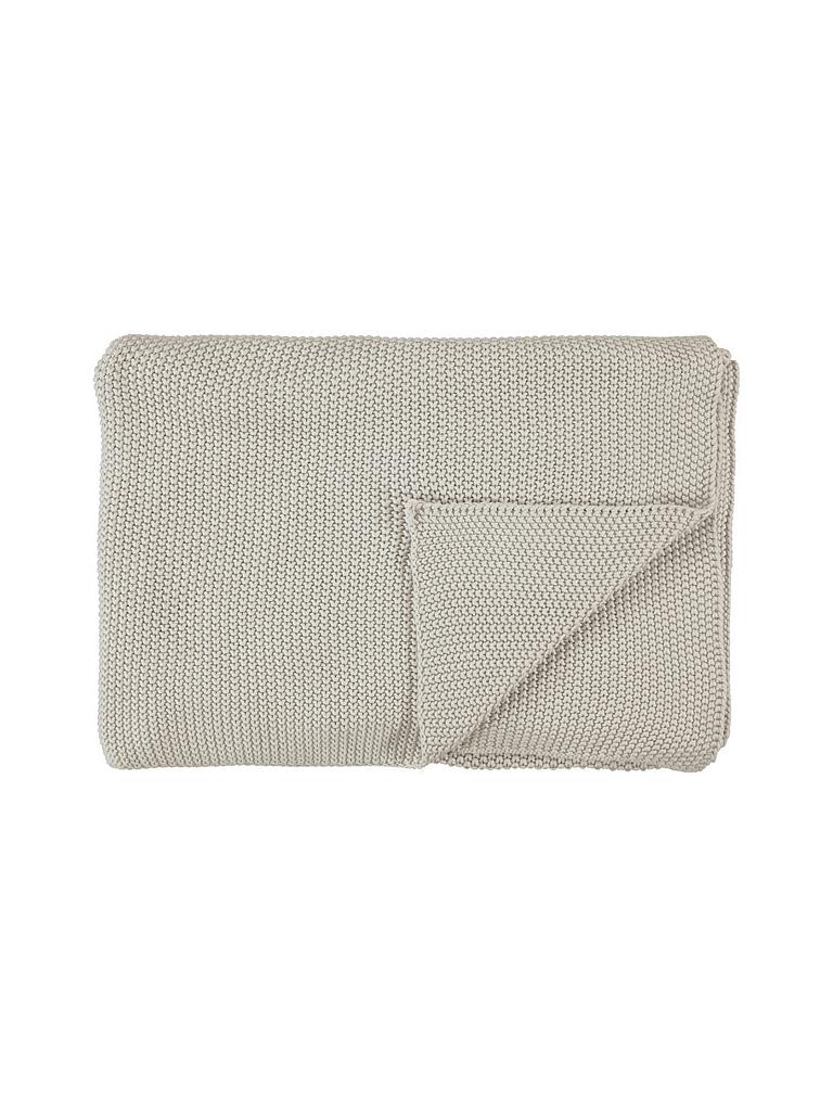 MARC O'POLO HOME | Wohndecke Nordic Knit 130x170cm (Oatmeal) | grau
