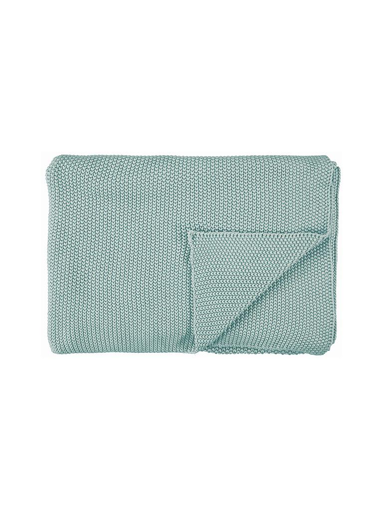 MARC O'POLO HOME | Wohndecke Nordic Knit 130x170cm (Soft Green) | türkis