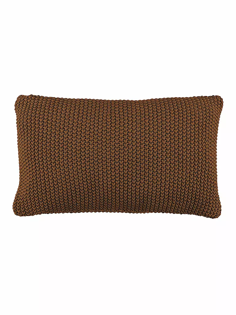 MARC O'POLO HOME | Zierkissen gefüllt 30x60cm Toffee Brown | braun