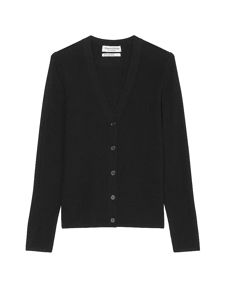 MARC O'POLO | Cardigan  | schwarz