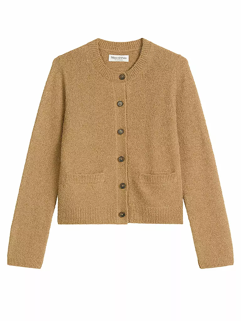 MARC O'POLO | Cardigan | hellbraun