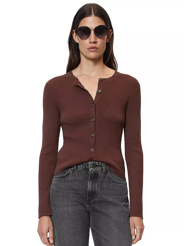 MARC O'POLO | Cardigan | braun
