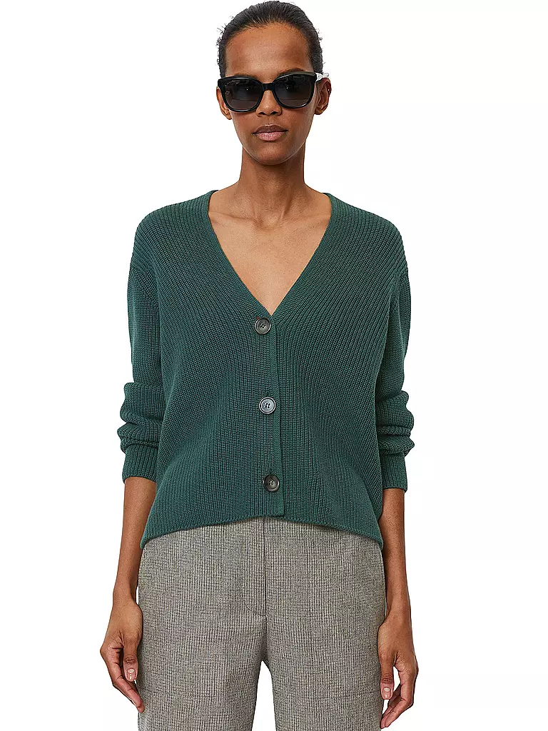 MARC O'POLO | Cardigan | dunkelgrün