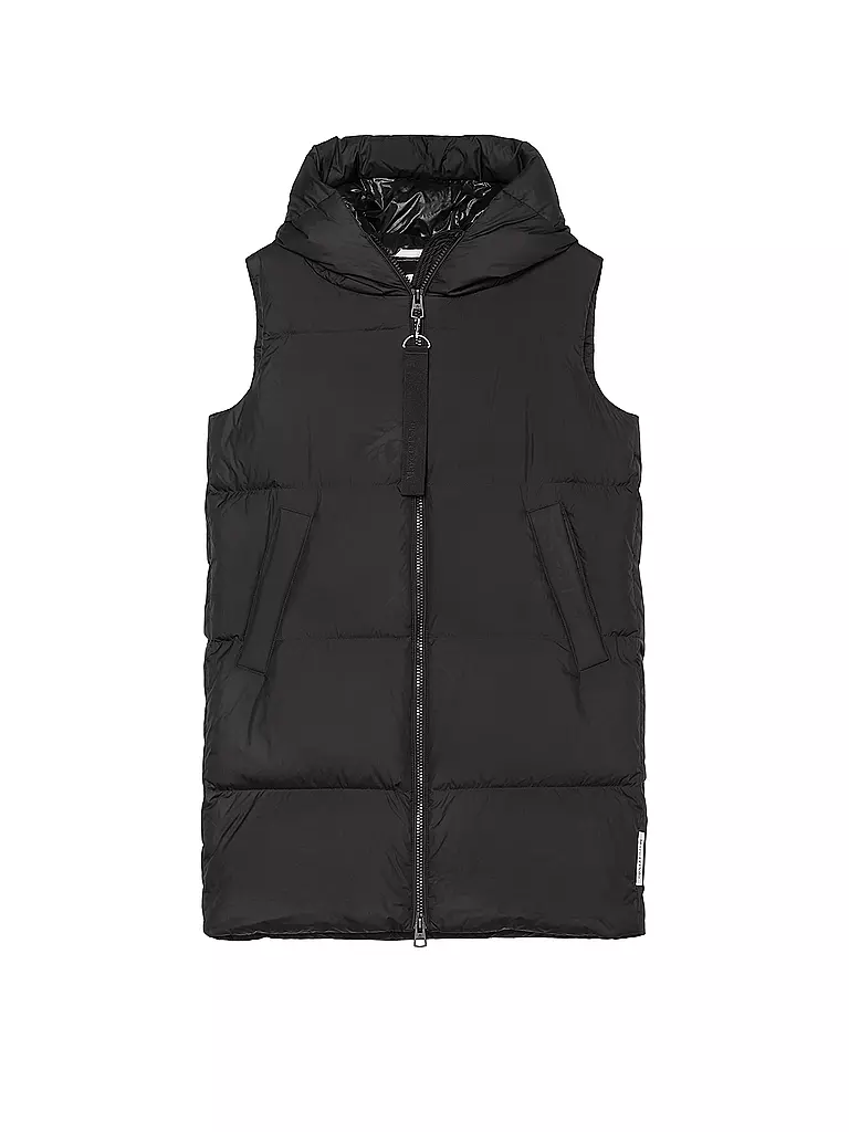 MARC O'POLO | Daunensteppgilet | schwarz