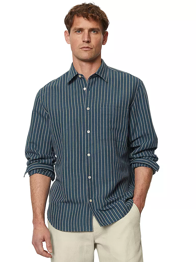 MARC O'POLO | Hemd Regular Fit  | blau