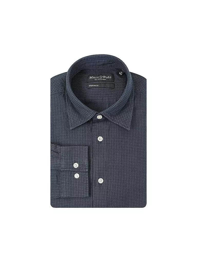 MARC O'POLO | Hemd Regular Fit | blau