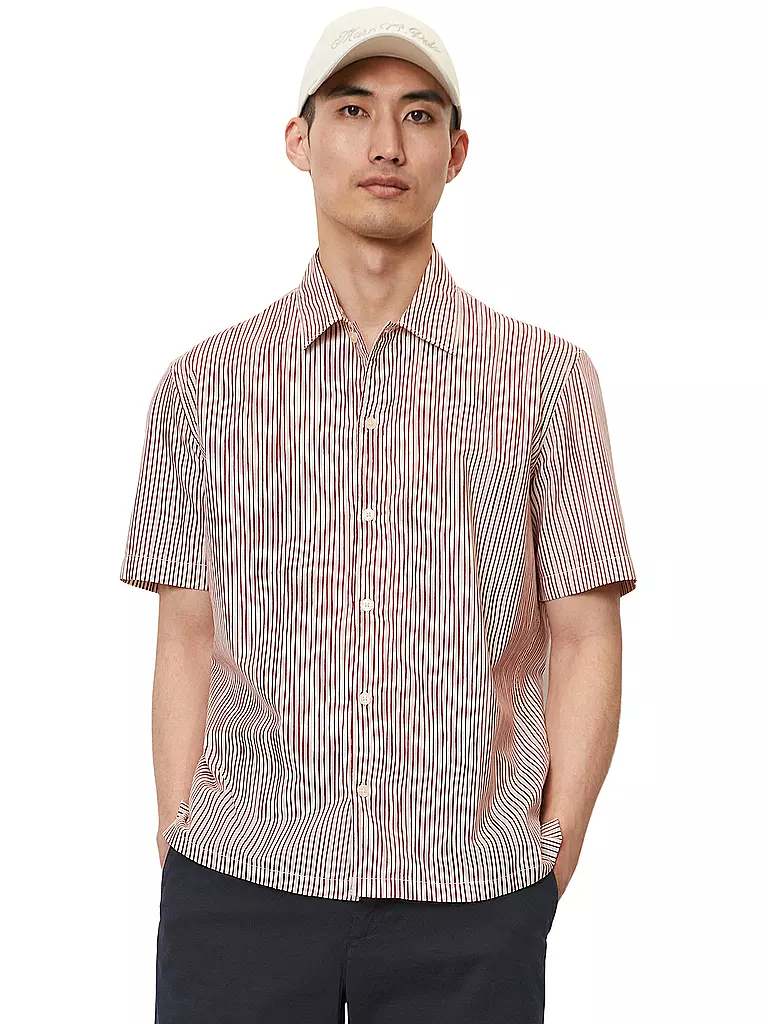 MARC O'POLO | Hemd Regular Fit | rot