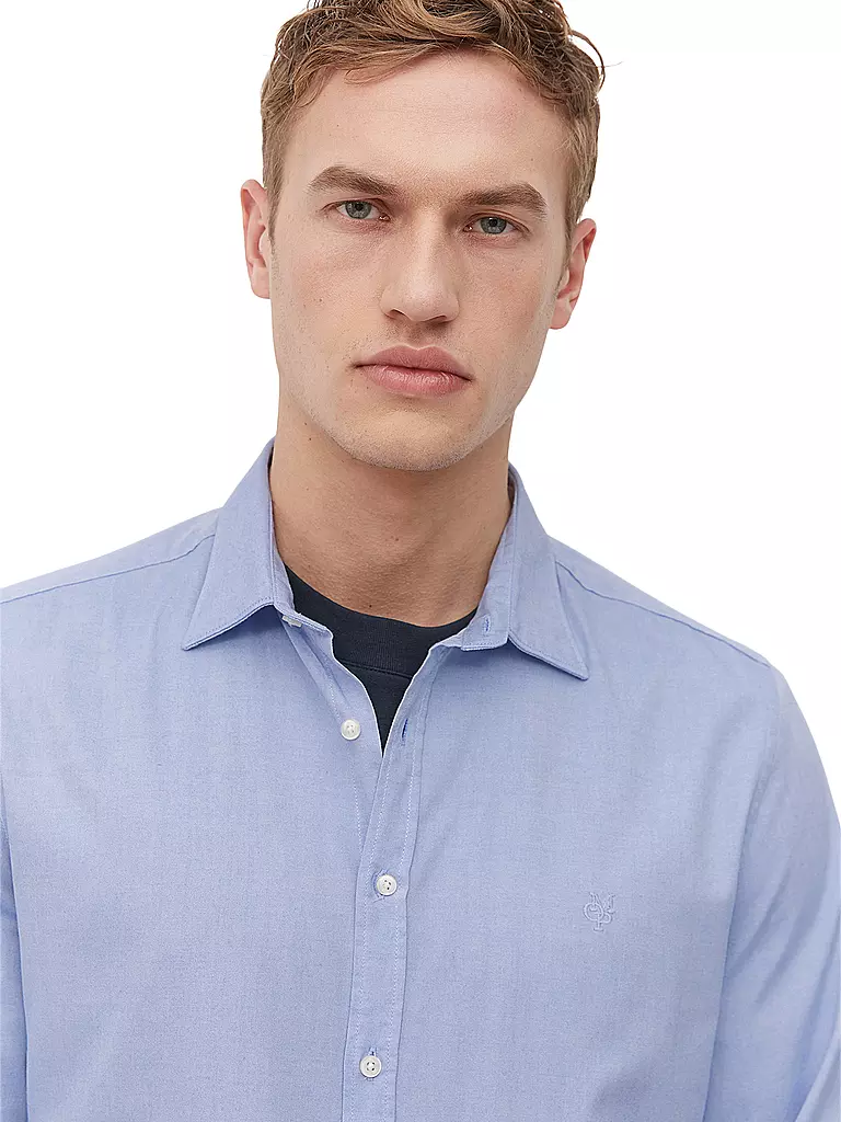 MARC O'POLO | Hemd Shaped Fit | blau