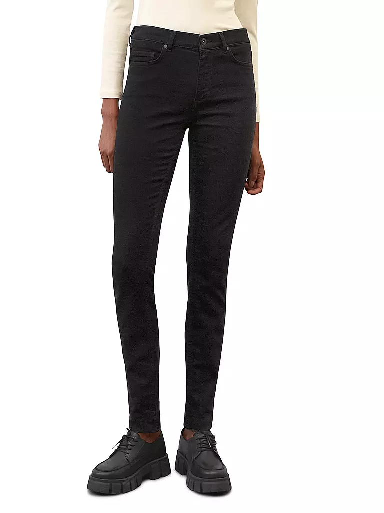 MARC O'POLO | Highwaist Jeans Skinny Fit SKARA | schwarz