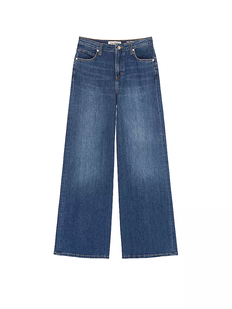 MARC O'POLO | Highwaist Jeans Straight Fit | blau