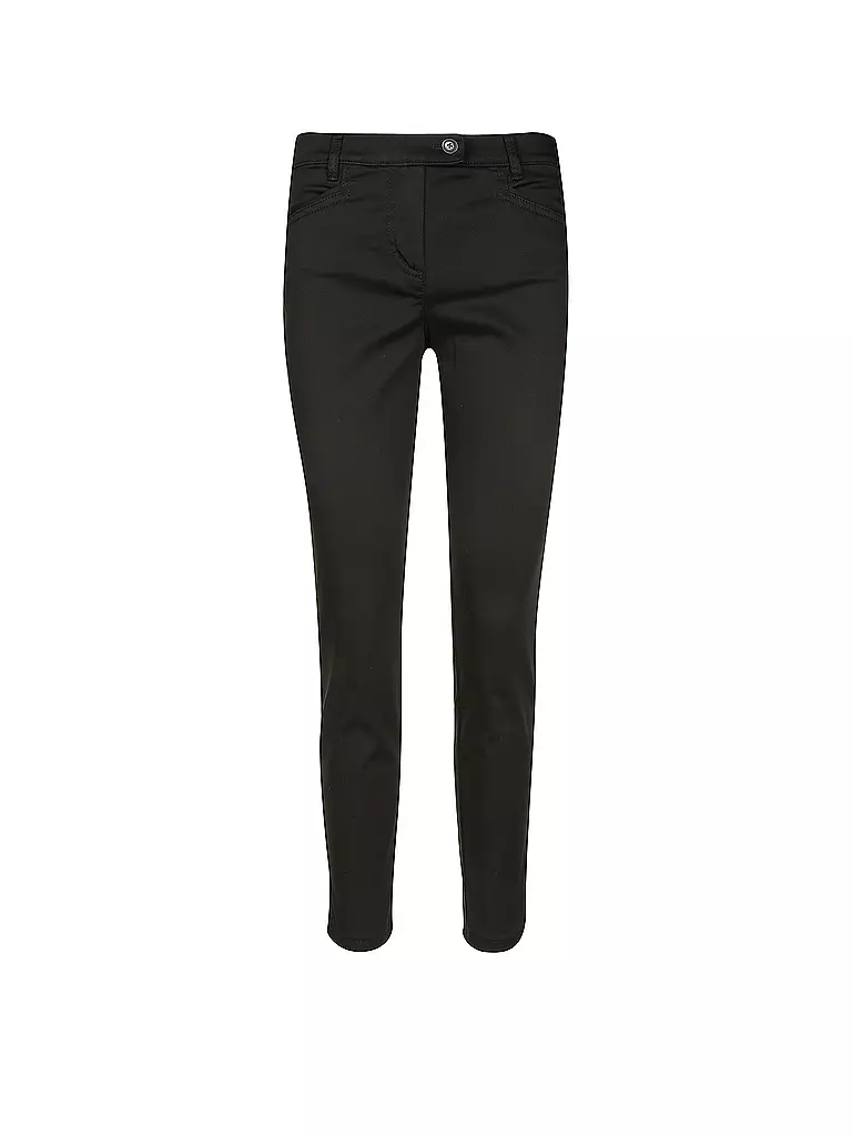 MARC O'POLO | Hose "Laxa" (Highwaist) | schwarz