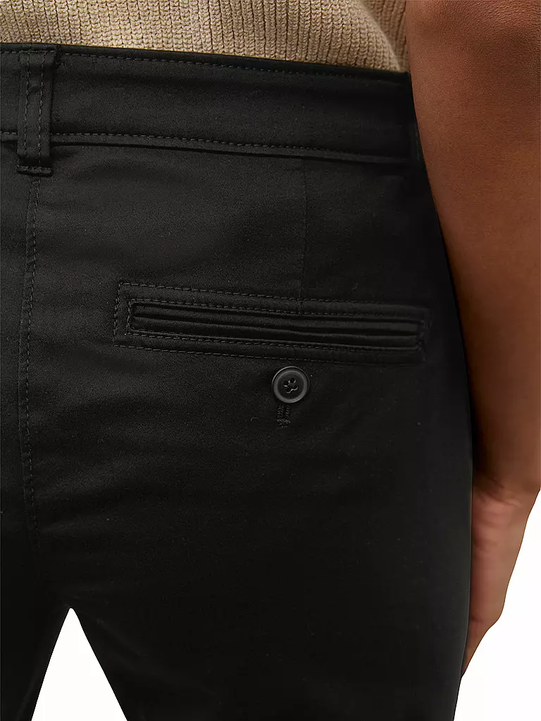 MARC O'POLO | Hose "Laxa" (Highwaist) | schwarz