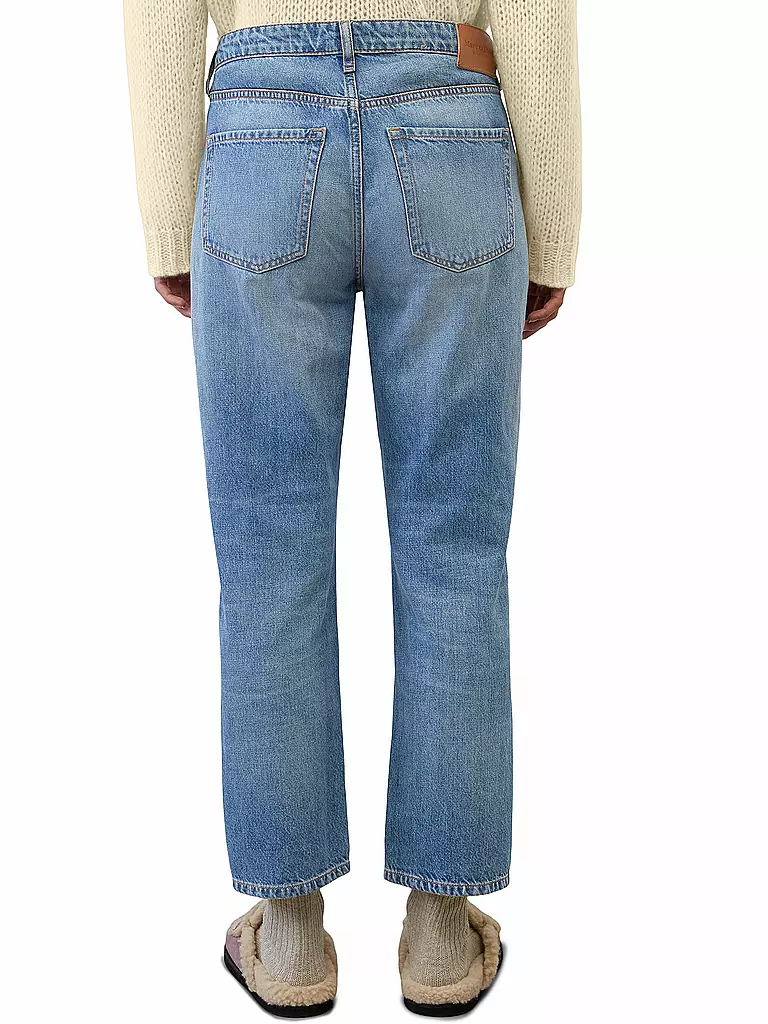 MARC O'POLO | Jeans Straight Fit 7/8 | blau