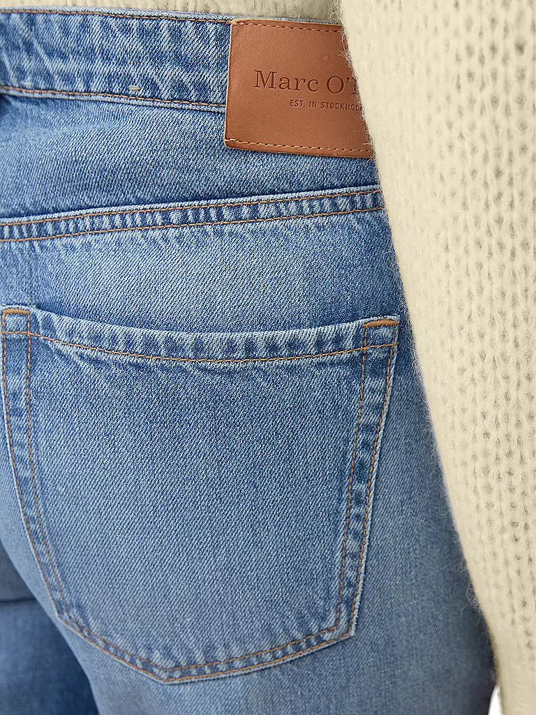 MARC O'POLO | Jeans Straight Fit 7/8 | blau