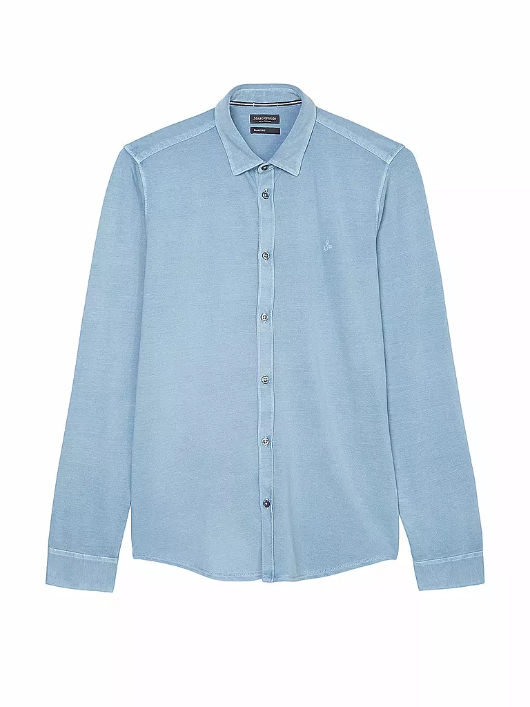 MARC O'POLO | Jerseyhemd | blau