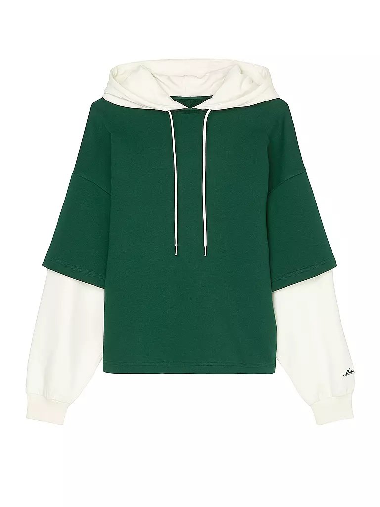 MARC O'POLO | Kapuzensweater - Hoodie Oversized Fit | grün