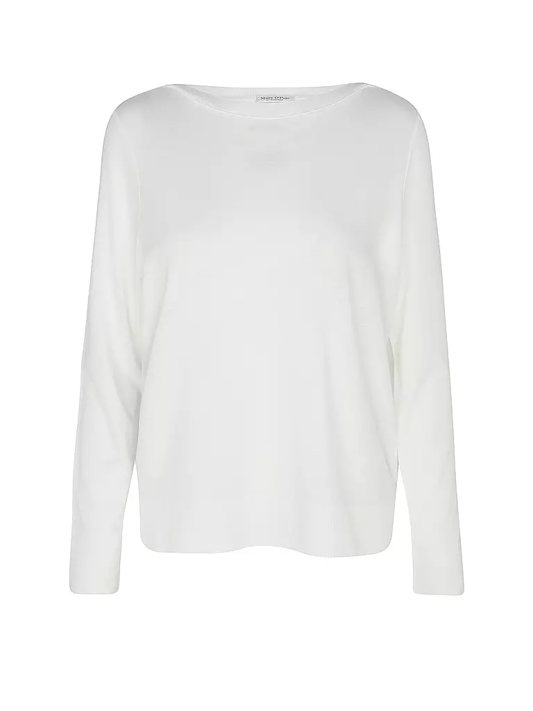 MARC O'POLO | Langarmshirt  | weiss