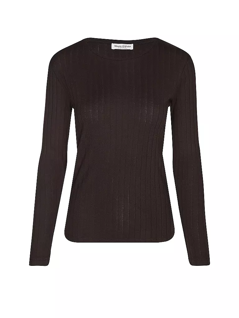 MARC O'POLO | Langarmshirt  | braun