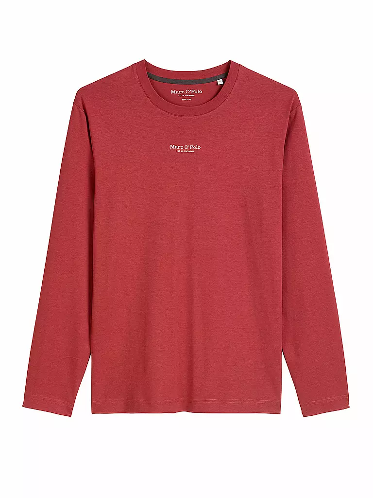 MARC O'POLO | Langarmshirt  | rot