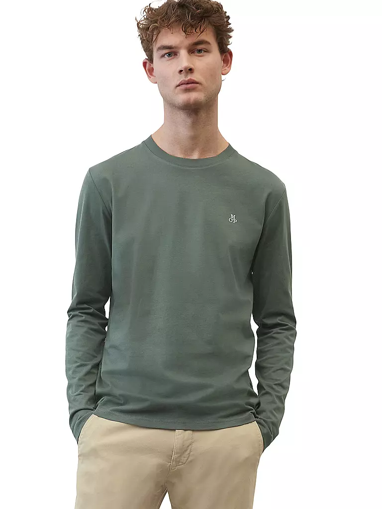 MARC O'POLO | Langarmshirt  | olive