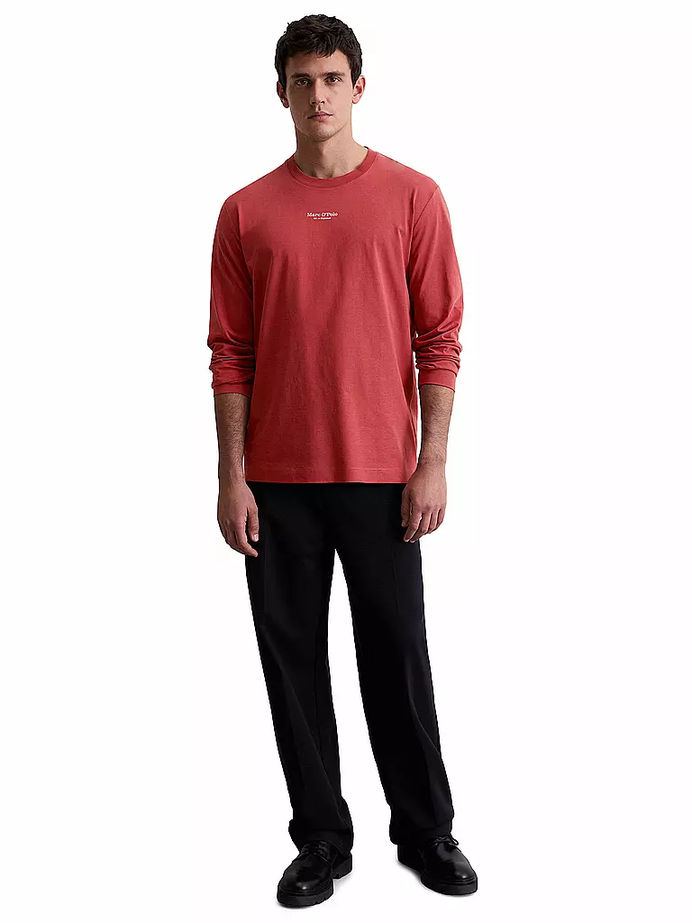 MARC O'POLO | Langarmshirt  | rot