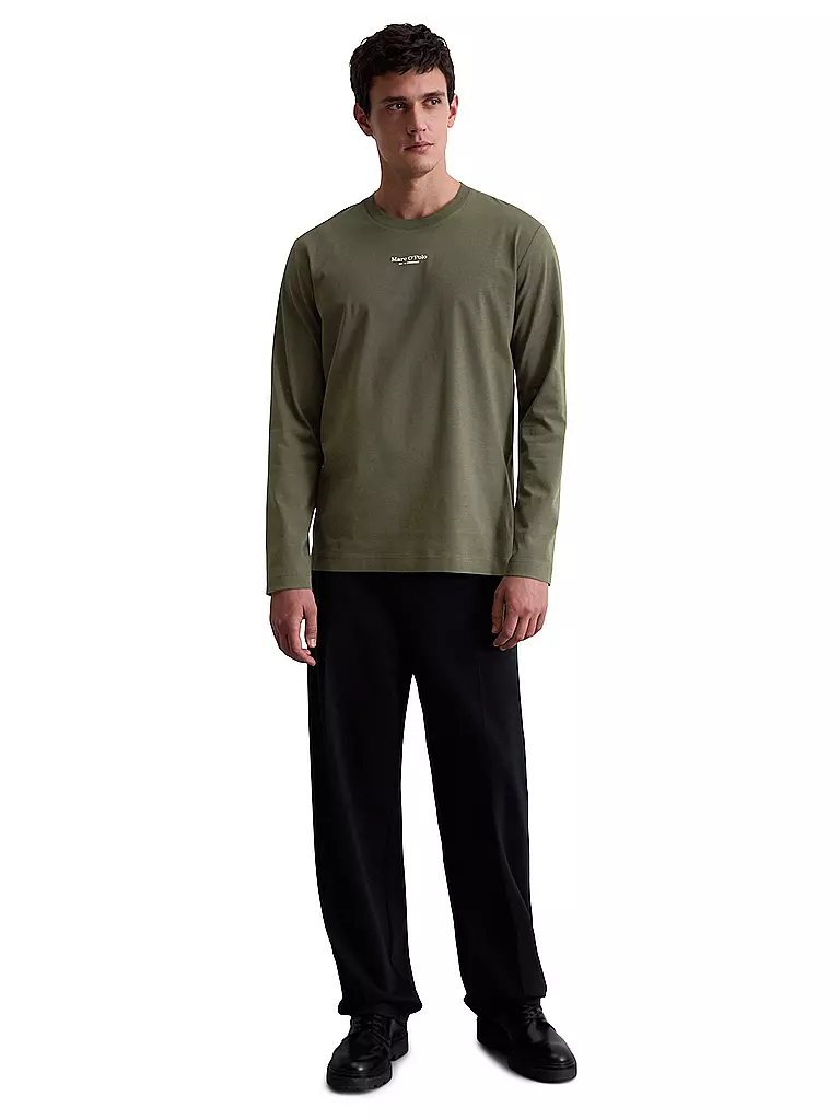 MARC O'POLO | Langarmshirt  | braun