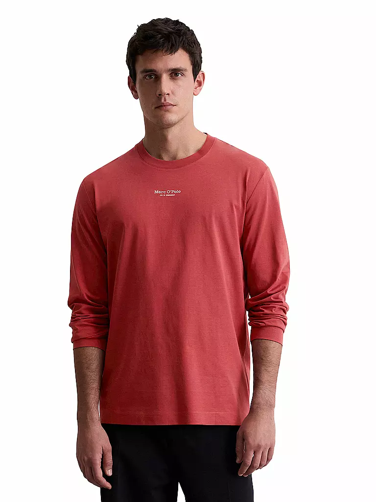 MARC O'POLO | Langarmshirt  | rot
