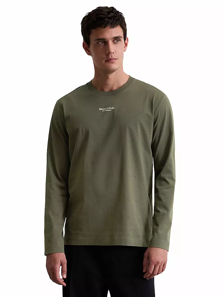 MARC O'POLO | Langarmshirt  | braun
