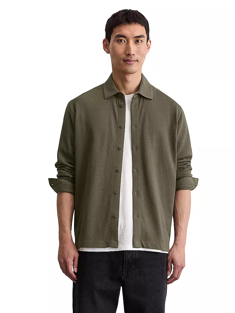 MARC O'POLO | Langarmshirt  | olive