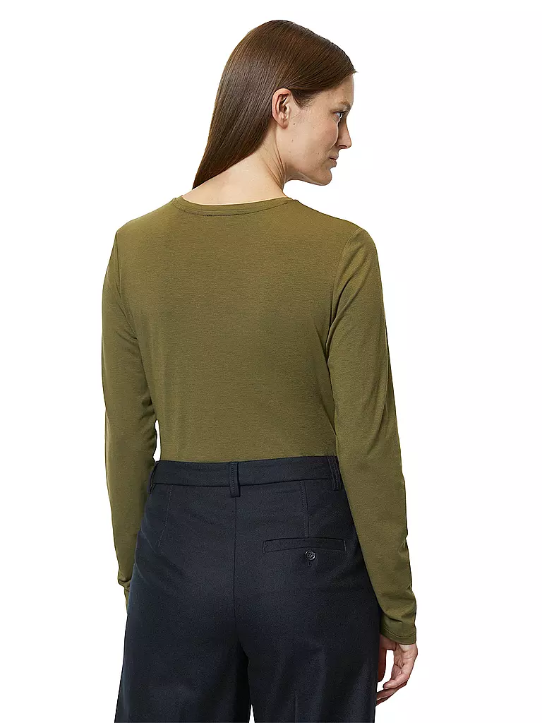 MARC O'POLO | Langarmshirt | olive