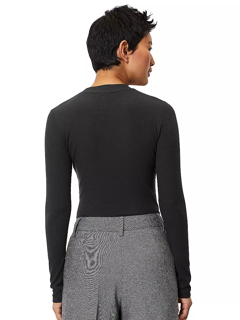 MARC O'POLO | Langarmshirt | schwarz