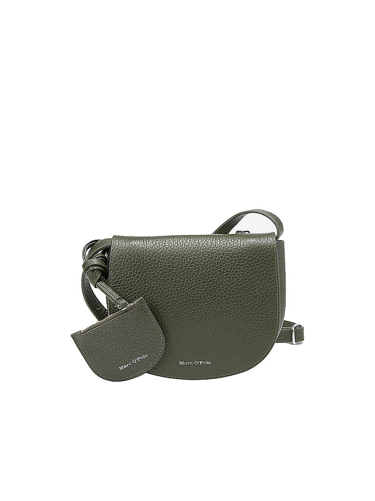MARC O'POLO Ledertasche Crossbody Bag S grün