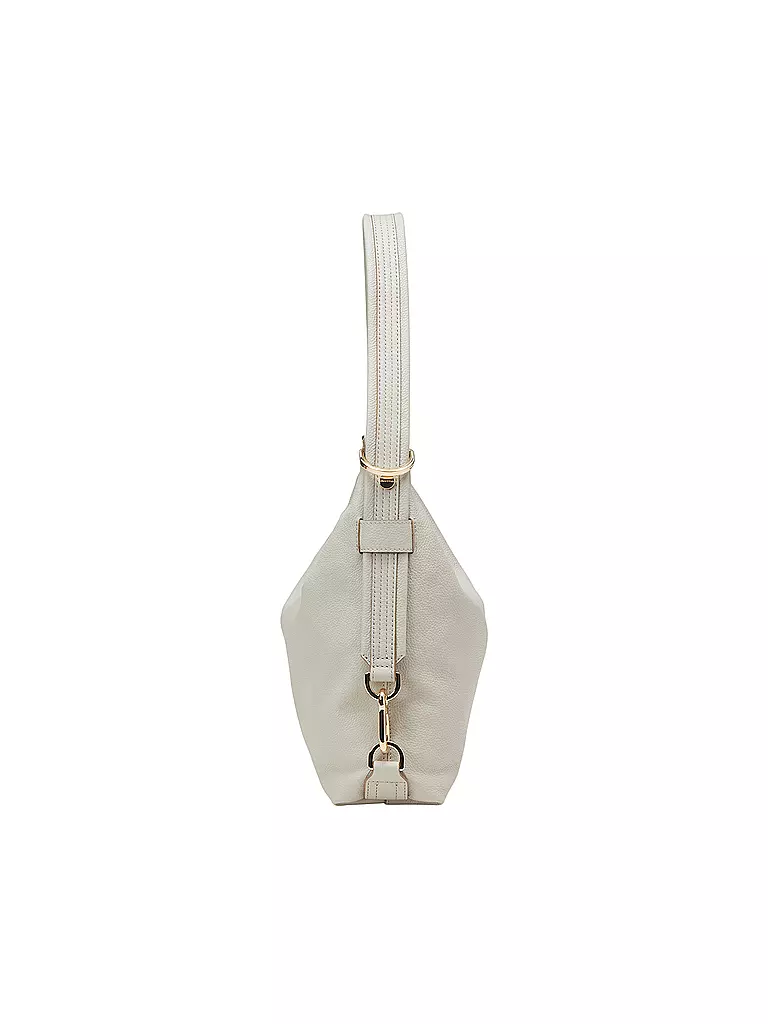 MARC O'POLO | Ledertasche - Hobo Bag Small | grau