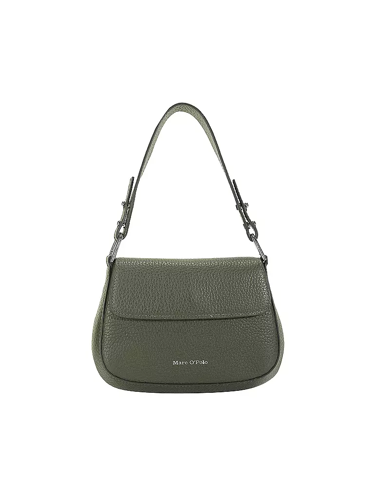 MARC O'POLO | Ledertasche - Mini Bag S | olive