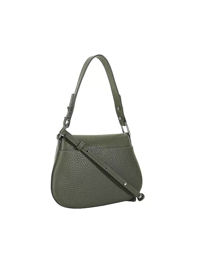 MARC O'POLO | Ledertasche - Mini Bag S | olive