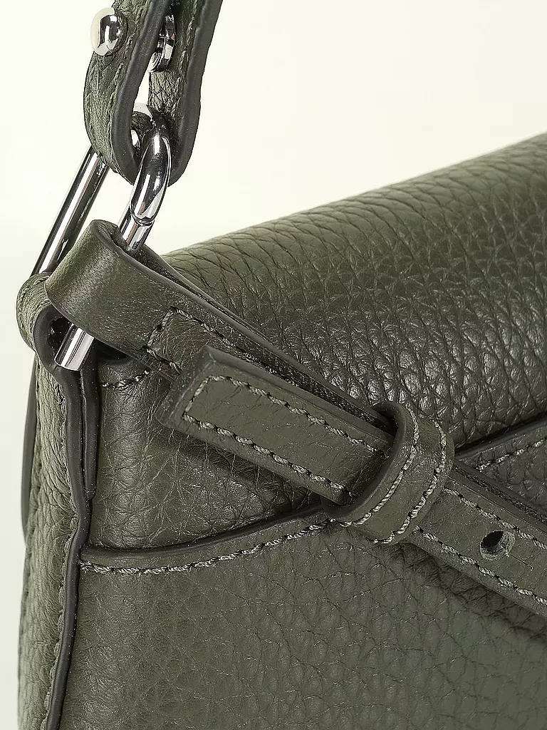 MARC O'POLO | Ledertasche - Mini Bag S | olive