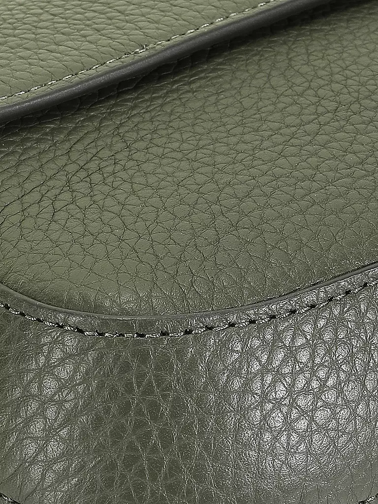 MARC O'POLO | Ledertasche - Mini Bag S | olive