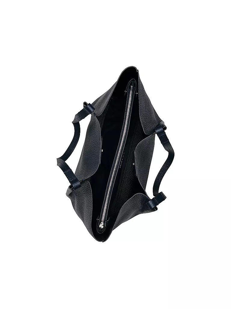 MARC O'POLO | Ledertasche - Shopper Medium | dunkelblau