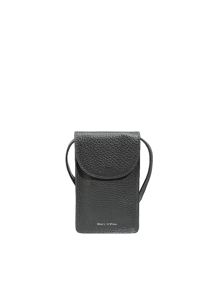 MARC O'POLO | Ledertasche - Smartphone Tasche | grün