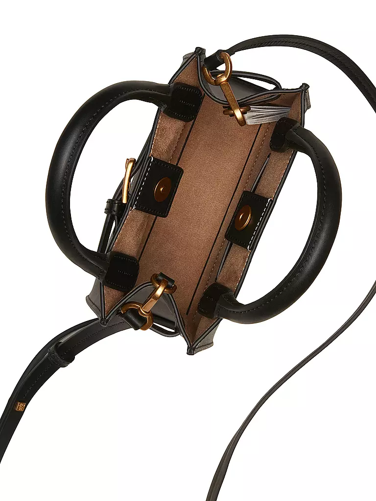 MARC O'POLO | Ledertasche - Umhängetasche Small  | schwarz